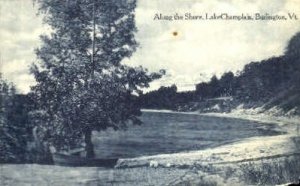 Lake Champlain - Burlington, Vermont VT Postcard
