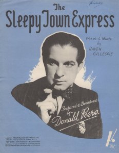 Donald Peers Sleepy Town Express Sheet Music