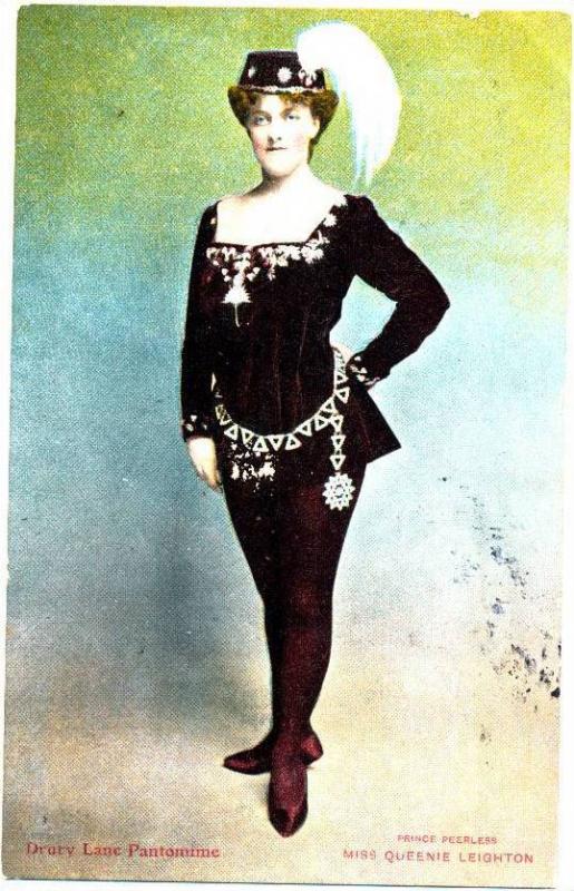 Queenie Leighton 1905 Postcard