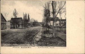 Canaan NH Main St. c1910 Postcard - Used