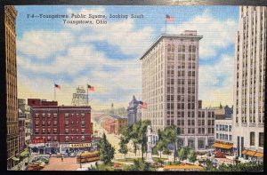 Vintage Postcard 1951 Youngstown Public Square, Youngstown, Ohio (OH)