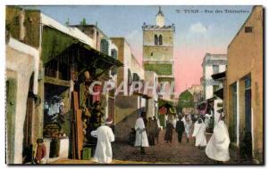 Old Postcard Tunisia Tunis Street of Dyers