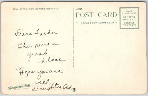 The Deschutes River Oregon 1920s Postcard Castle Bluff Train Tracks