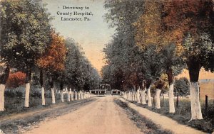 Driveway to County Hospital Lancaster, Pennsylvania PA  