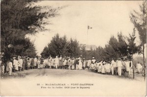 PC FORT-DAUPHIN FETE DU 14 JUILLET 1903 MADAGASCAR (a27665)