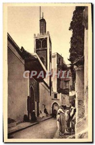 Old Postcard Tangier The Great Mosque