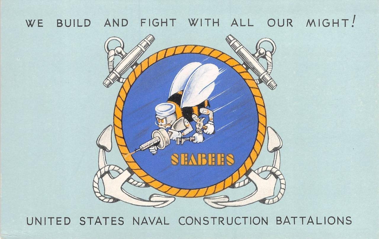 Naval Construction Battalions SEABEES Military Navy WWII Vintage ...