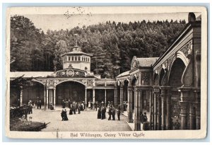 1922 Bad Wildungen Georg Viktor Quelle Hesse Germany Antique Postcard