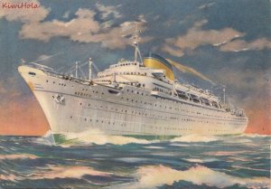 Postcard Ship Lloyd Triestino M/V Africa