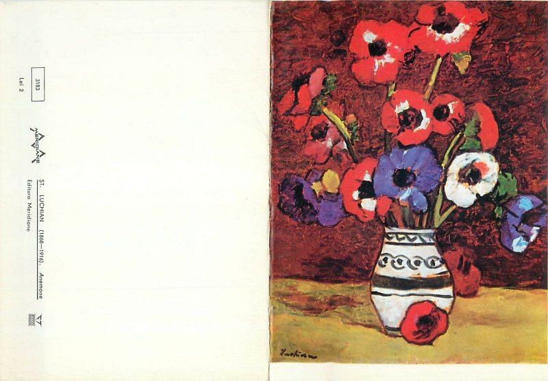 Greetings card Postcard Flower boquet Painting Stefan Luchian | Other /  Unsorted, Postcard / HipPostcard