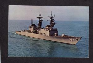 USS Paul F Foster, DD-964 Destroyer Naval Ship, US U.S. Navy, Military Postcard