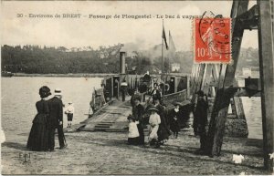 CPA PLOUGASTEL-DAOULAS Le Bac a Vapeur Passage (978009)