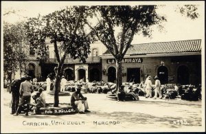 venezuela, CARACAS, Mercado Market (1930s) Müller RPPC