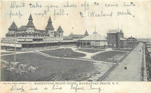 Postcard New York Manhattan Beach Hotel Stern undivided 1905 23-8827