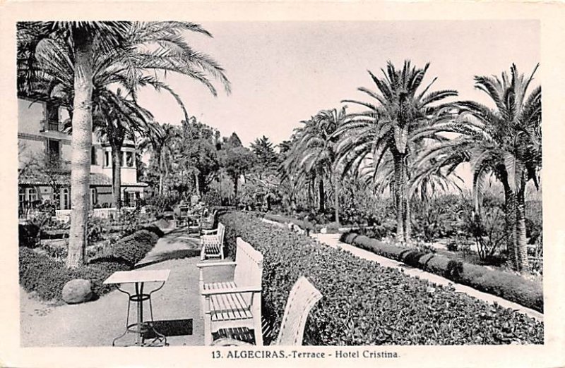 Terrace Hotel Cristina Algeciras Spain Unused 