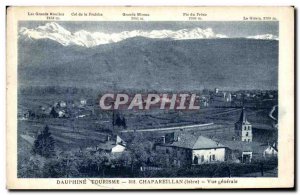 Old Postcard Dauphine Tourism Chapareillan Vue Generale