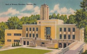 Postcard Hall of Waters Excelsior Springs MO