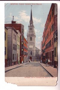 Christ Church, Boston, Massachusetts, Used 1907 Flag Cancel