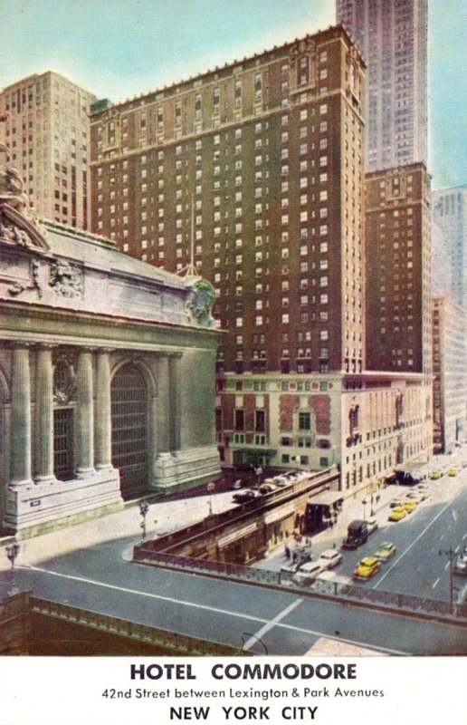 New York City Hotel Commodore 1955