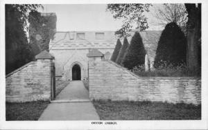 RUSHCLIFFE NOTTINGHAMSHIRE UK~ORSTON CHURCH-N.B. SERIES PHOTO POSTCARD