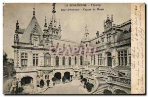 Old Postcard The Benedictine Fécamp Court & # 39honneur Facade of museum