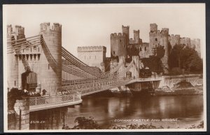 Wales Postcard - Conway Castle and Bridge    BH2068