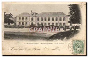 Fontaineableau Postcard Old School & # 39application room d & # 39etudes