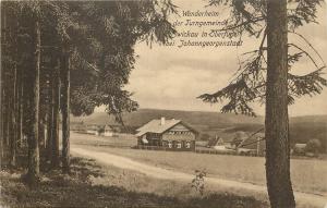 Postcard Oberjugel Johanngeorgenstadt, Wanderheim der Turngemeinde Zwickau
