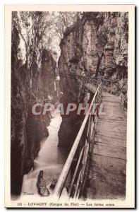 Old Postcard Lovagny Gorges du Fier The Heavy Flooding