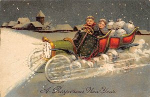 Money Related Prosperous New Year Writing on back