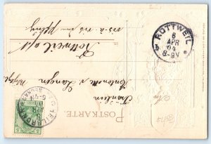 Baden-Württemberg Germany Postcard Heilbronn General View c1905 Antique Posted