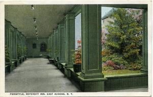 Peristyle (Colonade) at Roycroft Inn - East Aurora, New York - pm 1923 - WB