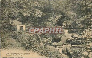 Old Postcard Sassenage near Grenoble Passerekke in the Gorges du Furon