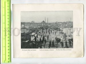 476279 Turkey Constantinople Kara-Keui Bridge and Stambul poster phototype