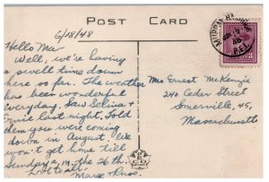 1940s Montague River Bridge Prince Edward Island Vintage Postcard PM