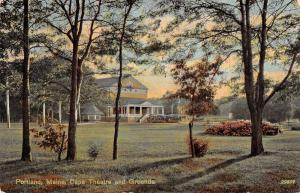 portland maine theatre and camp grounds L4819 antique postcard