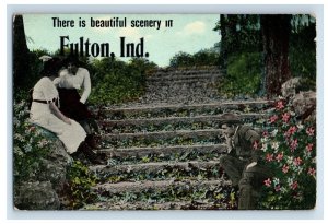 C. 1910 Fulton Indiana Postcard P191E