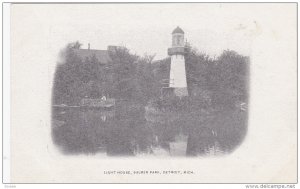 DETROIT, Michigan, 1900-1910´s; Light House, Palmer Park
