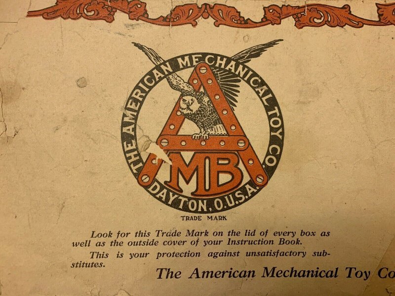 Orig 1916 American Model Builder, American Mechanical Toy Dayton Ohio Catalog