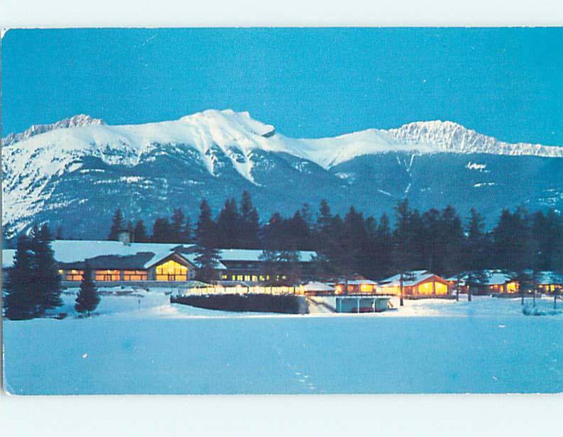 Unused Pre-1980 LODGE SCENE Jasper Park Lodge Alberta AB J6757-13