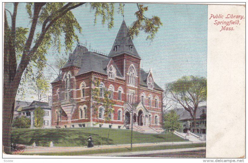 Public Library, Springfield, Massachusetts, 1900-1910s