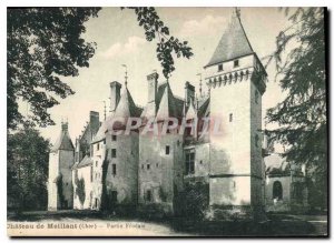 Postcard Old Chateau Meillant Cher feudal Party