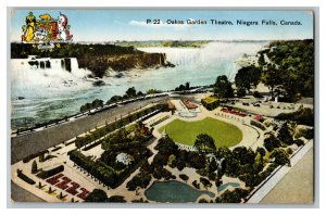 Postcard Oakes Garden Theatre Niagara Falls Canada Vintage Standard View Card 