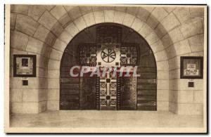 Old Postcard Douaumont The door & # 39entree Chapel