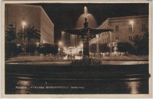 49773 VINTAGE POSTCARD - CITY SHAPE: MONUMENTAL FOUNTAIN-