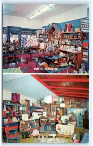 CHICAGO, IL Illinois~ Advertising~ SWEDISH STYLE KNIT/GIFT SHOPS c1960s Postcard 