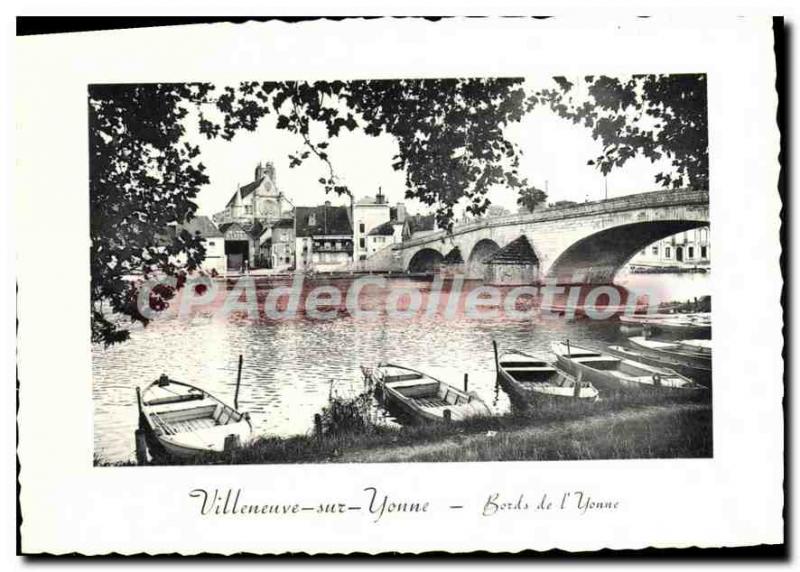 Modern Postcard Villeneuve sur Yonne Yonne Edges