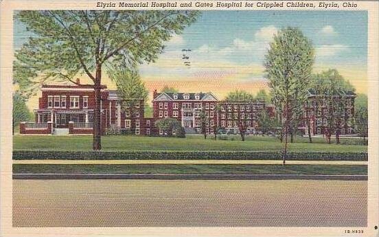 Ohio Elyria Elyria Memorial Hospital And Gates Hospital For Crippled Children