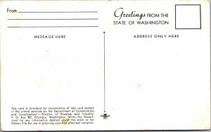 Postcard PEOPLE SCENE Olympia Washington WA AL2558