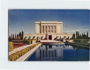 Postcard Mormon Temple Mesa Arizona USA